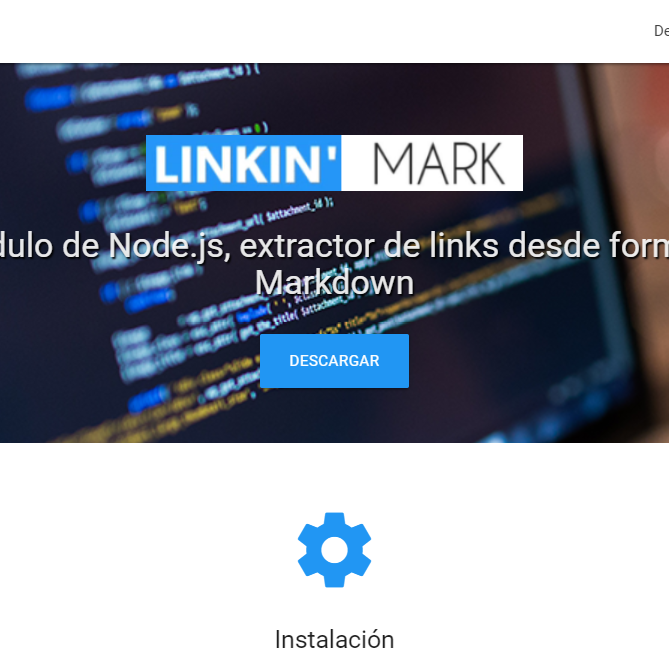 Preview proyecto Linkin' Mark